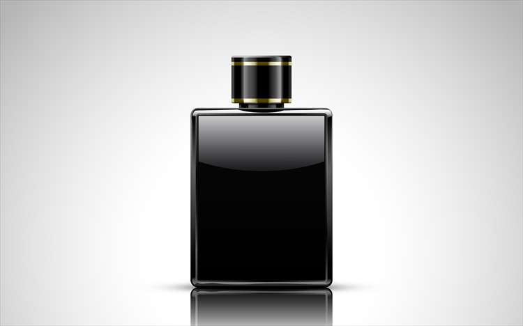 Image d'un flacon contenant du colorant noir