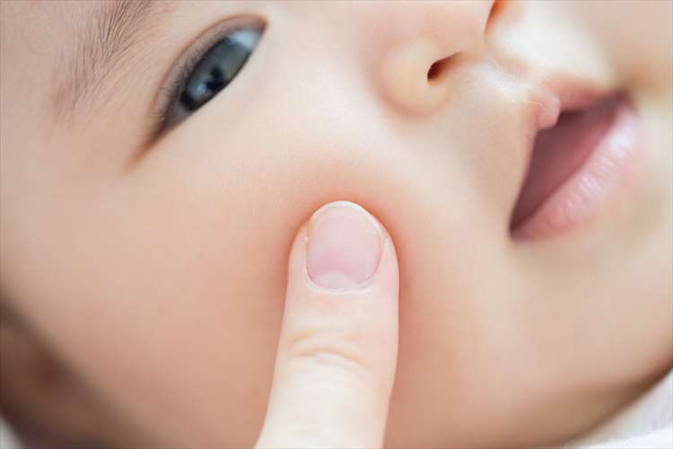 Mejillas del bebé