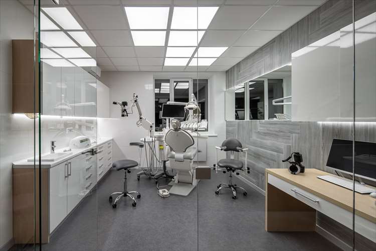 Immagine della stanza di trattamento pulita